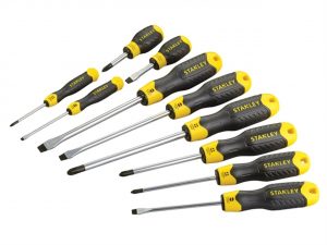 yellow and black screwdriver set