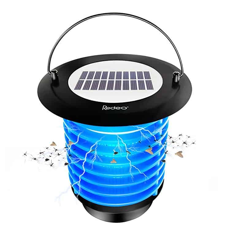 Redeo Solar Bug Zapper Fly Trap and Garden Lamp Night Light