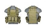 Lancer Tactical CA-307 Modular Chest Rig PALS MOLLE Vest and Hydration Pack Slot