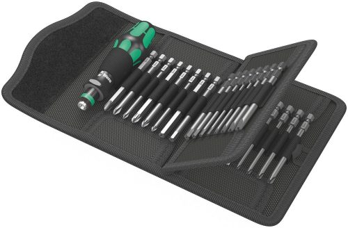 Wera Kraftform Kompakt 62 Bitholding Screwdriver and Pouch Set