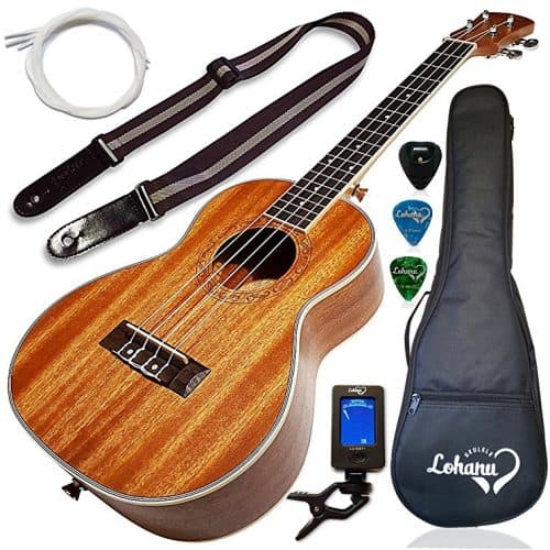 Ukulele Tenor Size Bundle From Lohanu (LU-C)