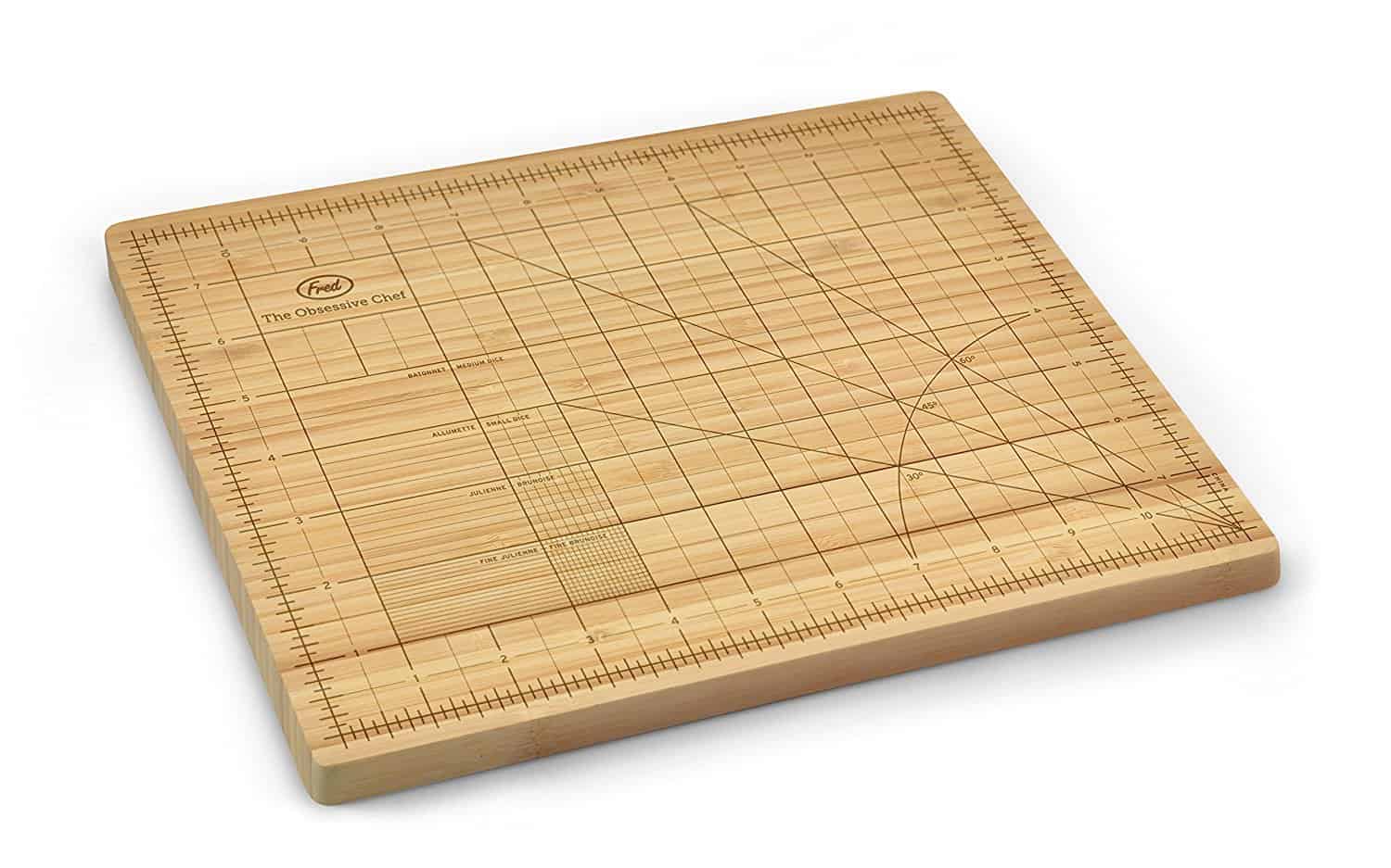 Gridded Bamboo Cutting Board