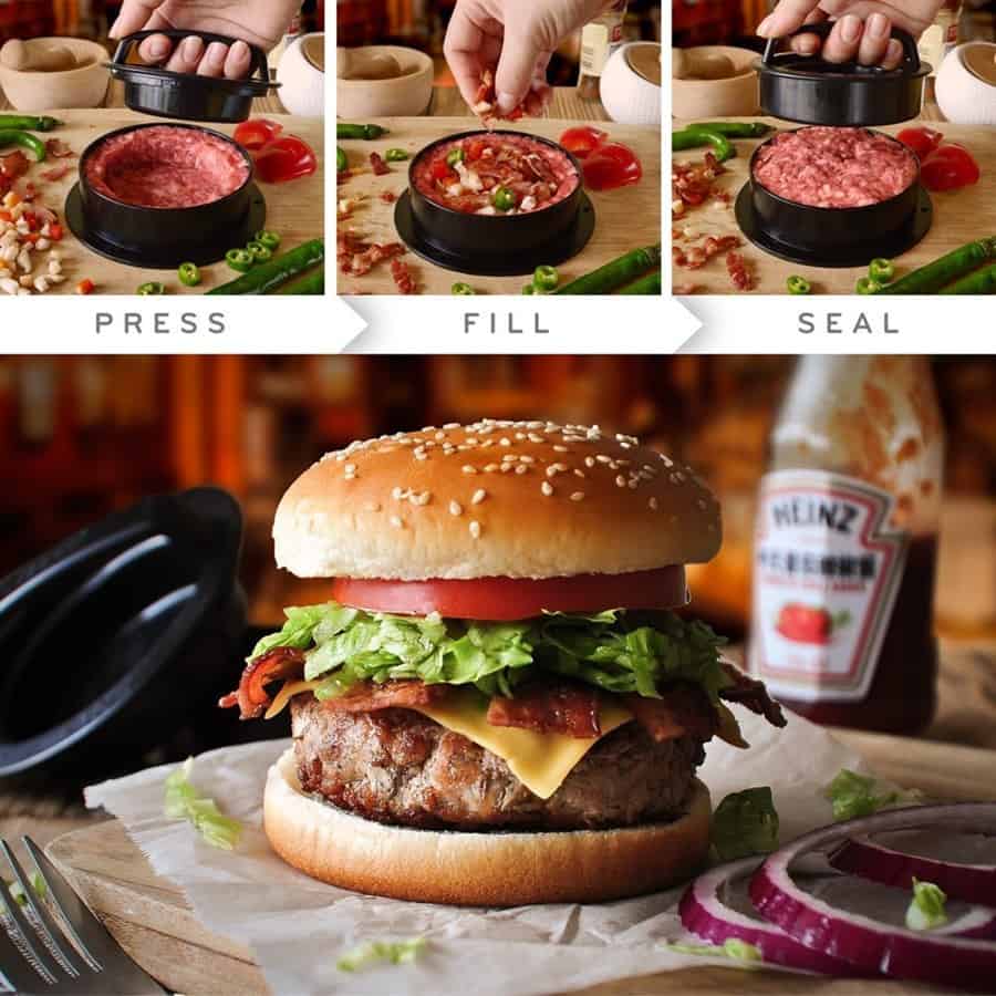 3-in-1 Burger Press