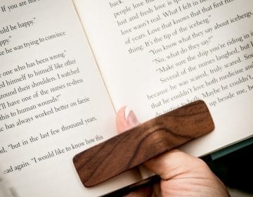 Handmade Wooden Page Holder
