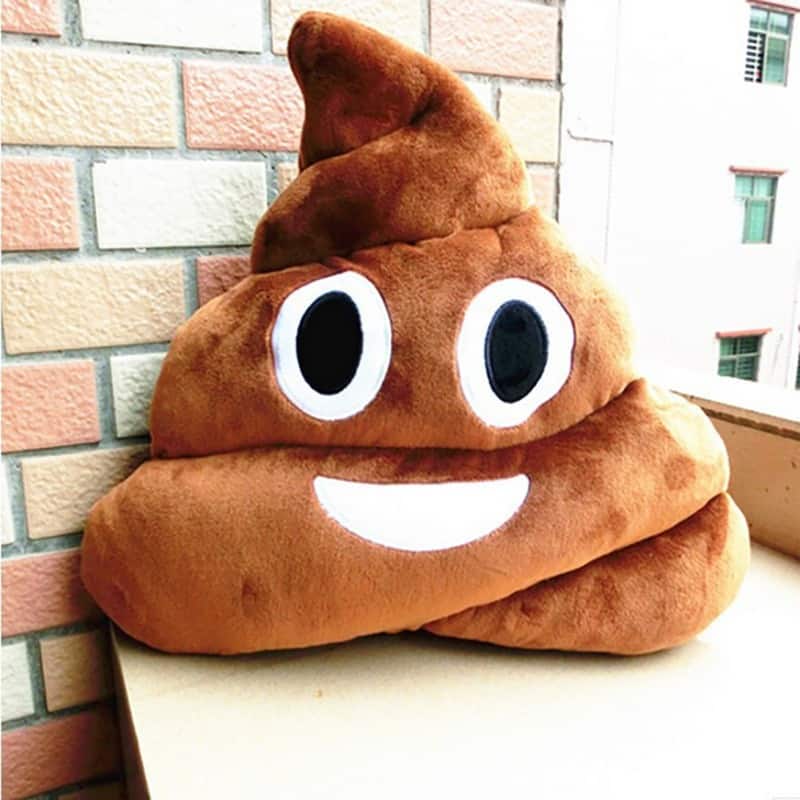 Poop Emoji Pillow