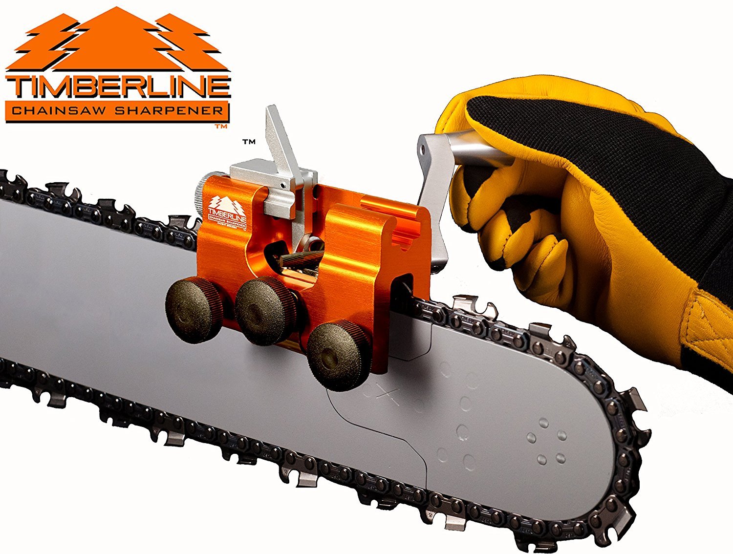 Timberline Chainsaw Sharpener with 3/16" Carbide Cutter (for .325