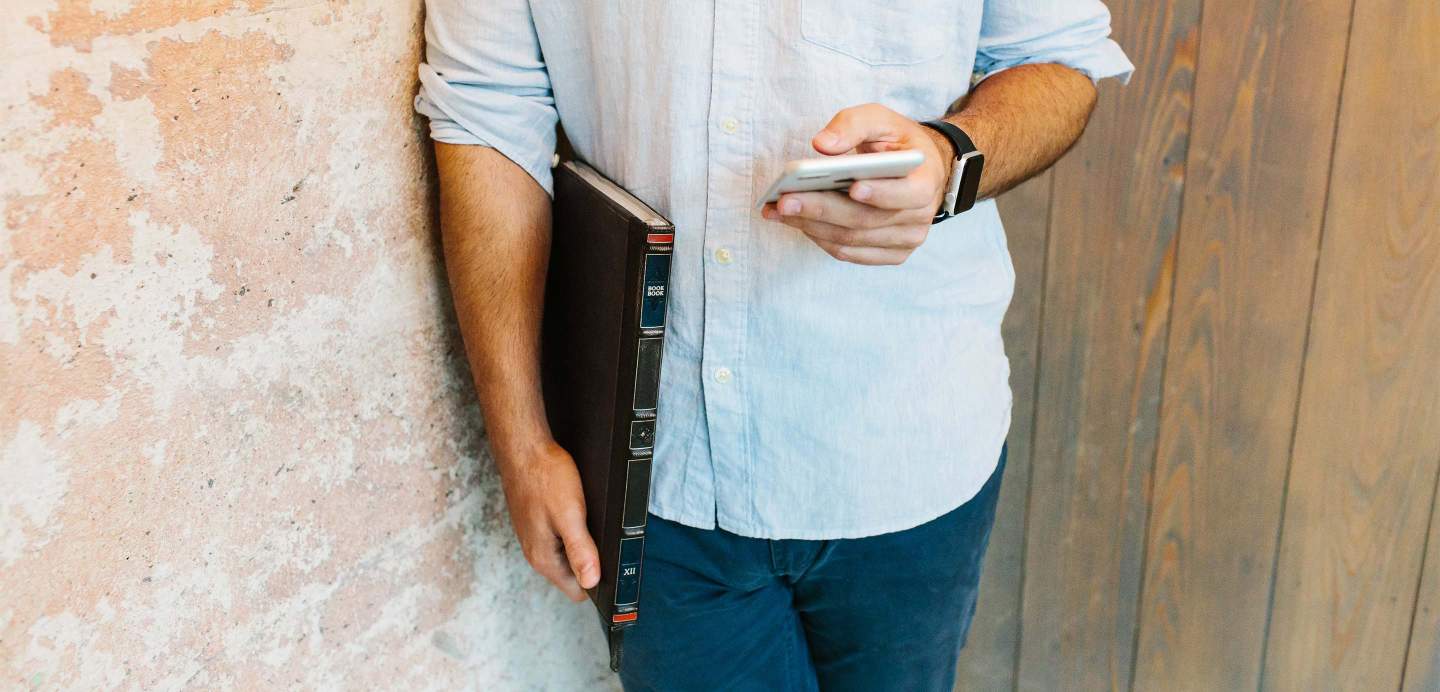 Leather Book Sleeve for MacBook