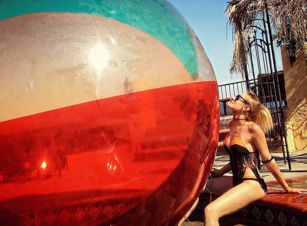 Giant Transparent Beach Ball
