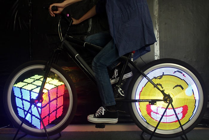 Programmable Bicycle Spokes Lights