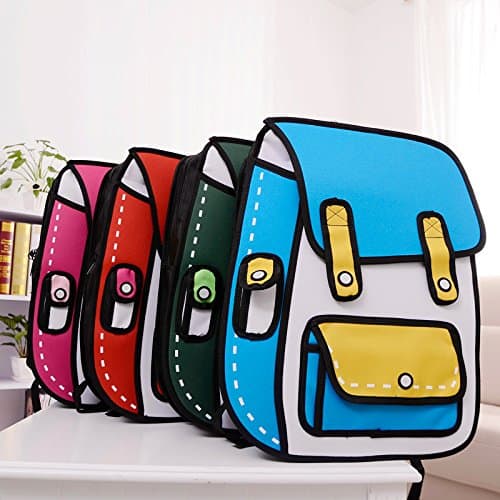 2D Cartoon Backpack