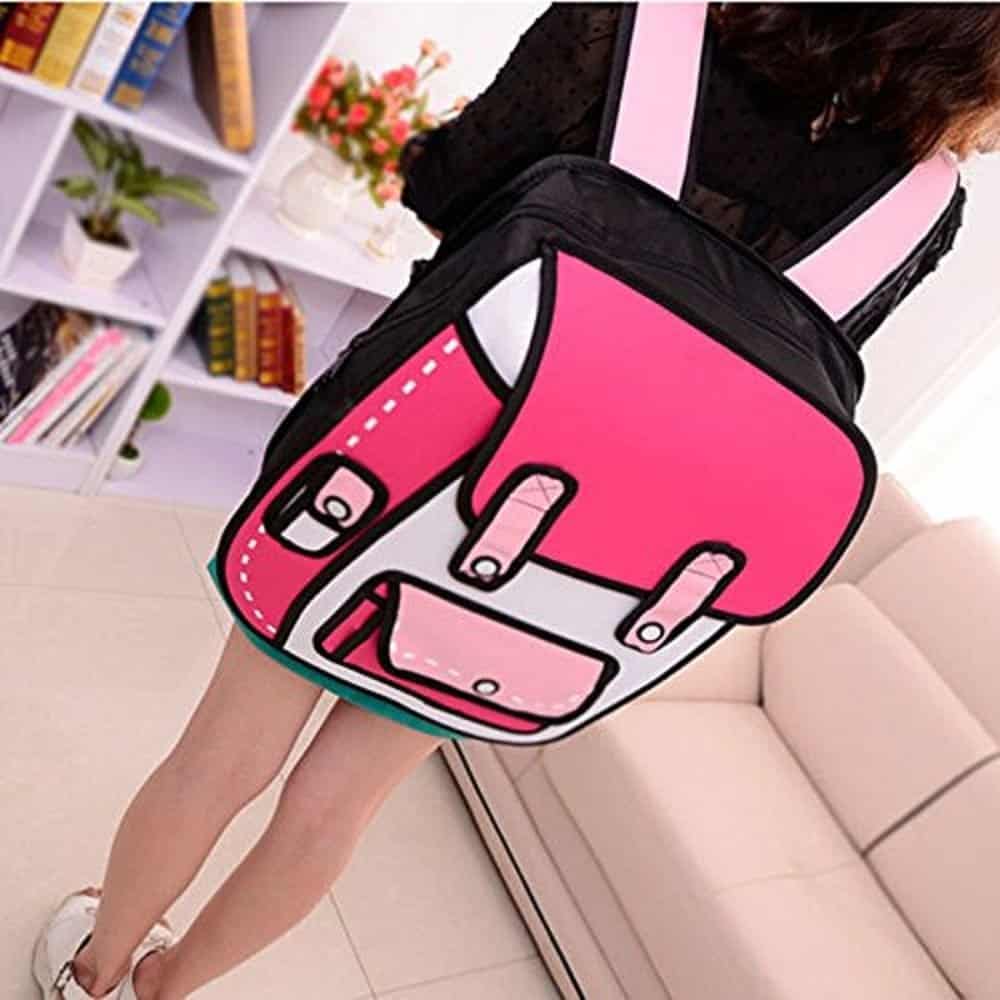 2D Cartoon Backpack