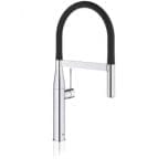 GROHE 30295000 Essence New Semi-Pro Single Handle Kitchen Faucet, Starlight Chrome