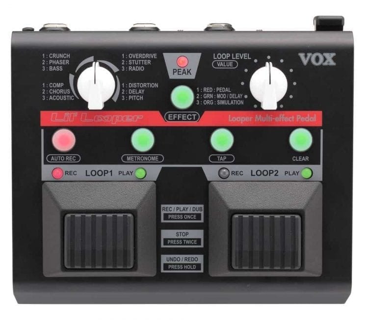 VOX VLL1 Guitar Looper Multi Effect Pedal