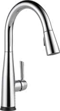 Delta Faucet 9113T-DST Essa Single Handle Pull-Down Kitchen Faucet with Touch2O Technology and Magnetic Docking, Chrome
