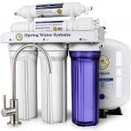 iSpring RCC7 High Capacity Under Sink 5-Stage Reverse Osmosis Drinking Water Filtration System and Ultimate Water Softener