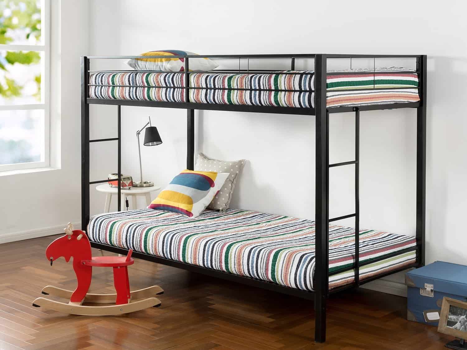 zinus bunk bed mattress pack