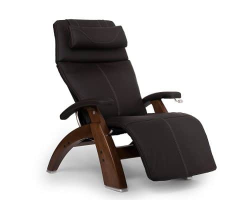 Best Zero Gravity Recliner – Perfect Chair “PC-420” Top Grain Leather Hand-Crafted Zero-Gravity Walnut Manual Recliner