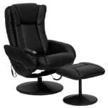 Best for the Home Office – Flash Furniture Massaging Black Leather Recliner