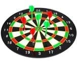 Better Line Magnetic Dart Set with 16 Inch Dartboard and 6 Darts