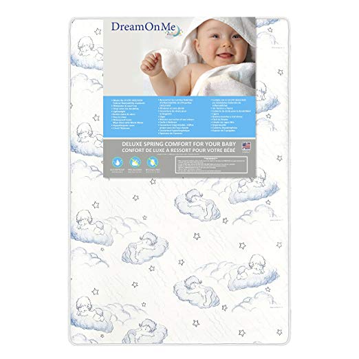 Dream On Me 3″ Spring Coil Mini / Portable Crib Mattress