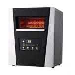 Homegear 1500 SqFt Infrared Electric Portable Space Heater Black +Remote Control