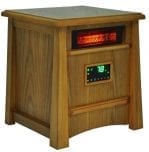 LifeSmart Corp Lifelux Series Ultimate 8 Element Extra Large Room Infrared Deluxe Wood Cabinet & Remote