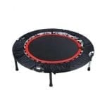 Rayhome 40 Inch Indoor Foldable Round Exercise Trampoline with Bar