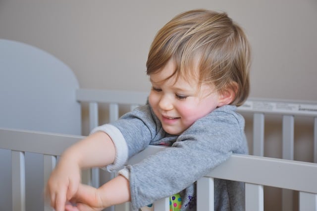 boy in crib