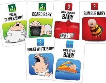 Bear VS Babies Card Game