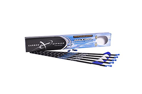 Carbon Express Maxima Blue Streak Fletched Carbon Crossbolt with R2 Vanes