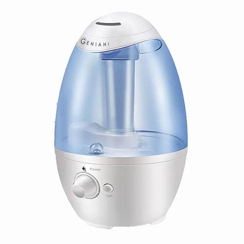 Geniani Ultrasonic Cool Mist Humidifier – with Night Light