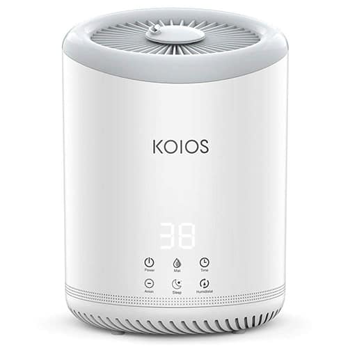 KOIOS Ultrasonic Cool Mist Humidifier With 3 Adjustable Mist Settings