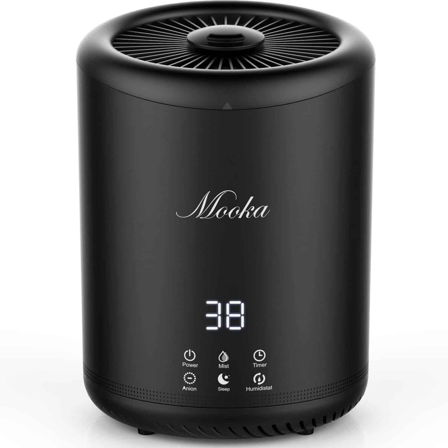 MOOKA Ultrasonic Cool Mist Humidifier With 4 Liter Large Capacity