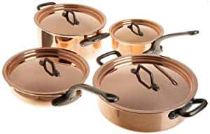 Matfer 8-Piece Bourgeat Copper Cookware Set