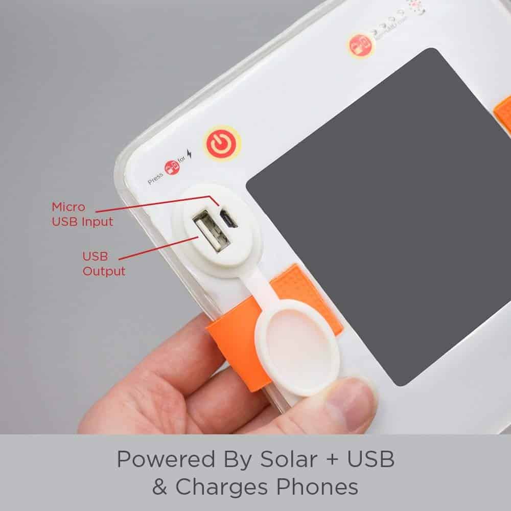 Solar Lantern Phone Charger