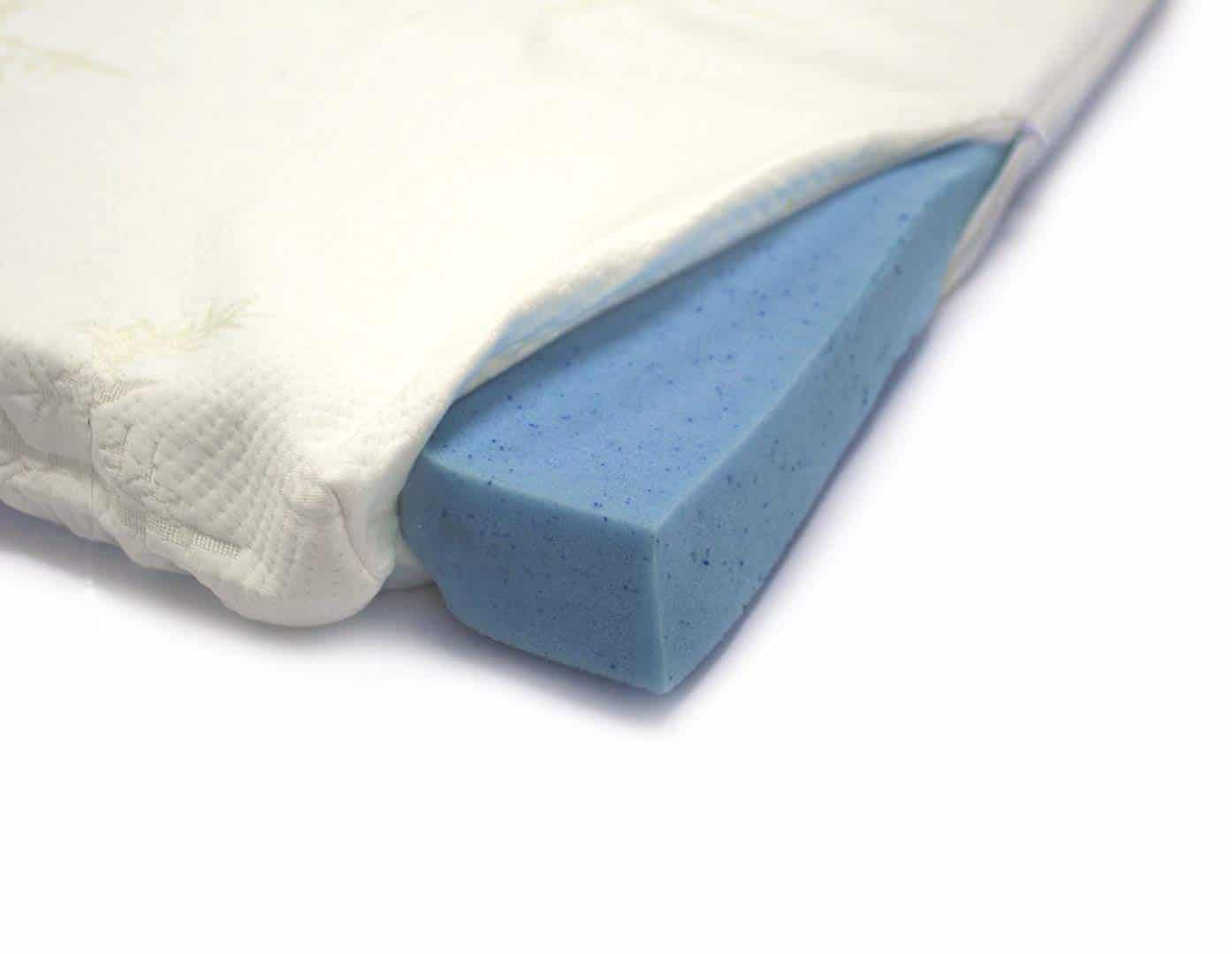gel memory foam mattress topper organic
