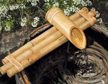 Freestanding Bamboo Fountain