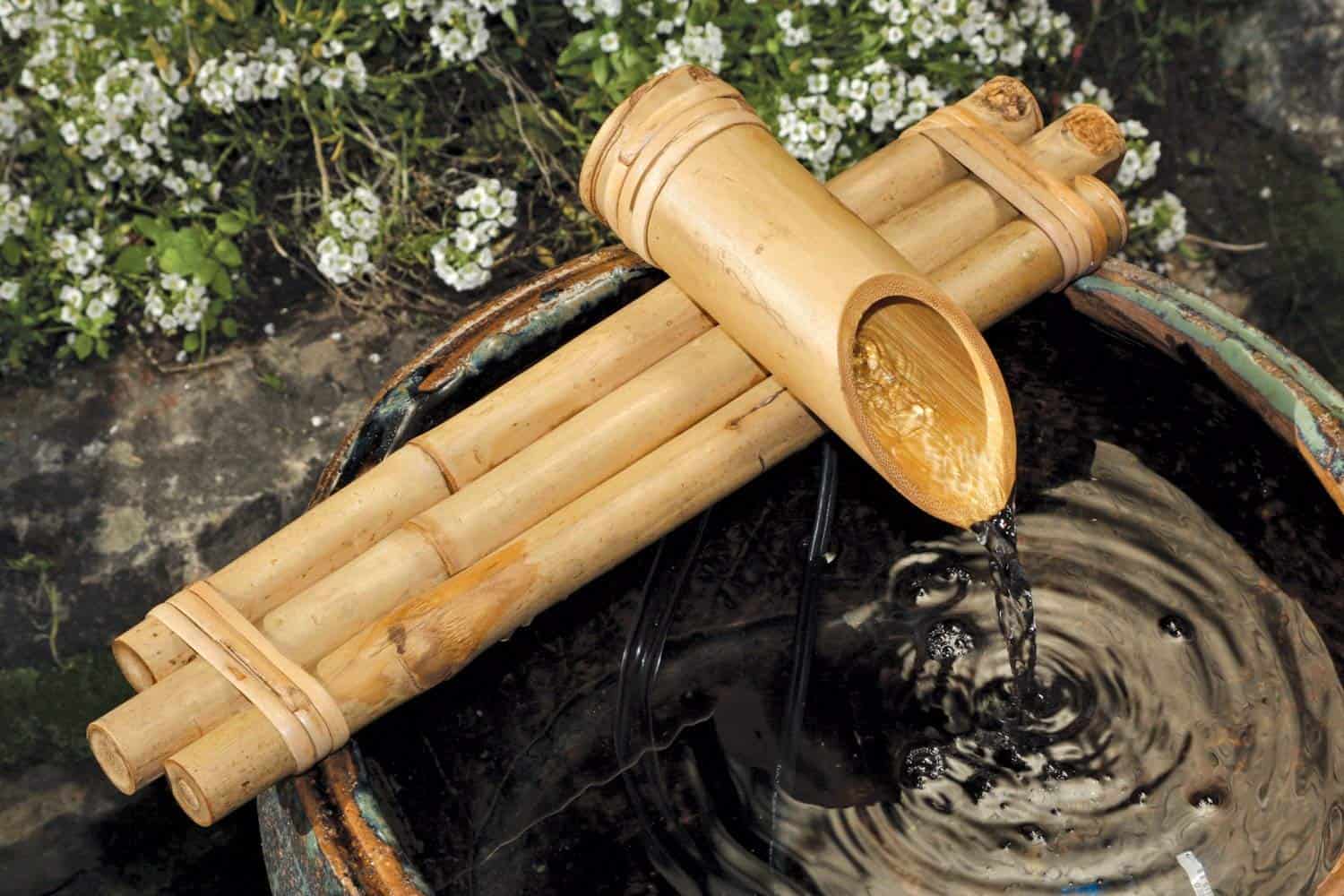 Freestanding Bamboo Fountain