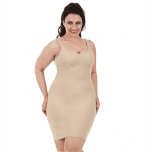 InstantFigure Plus Size Womens Shapewear Tank Slip Dress
