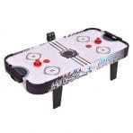 Goplus 42″ Air Powered Hockey Table Game Room Indoor Sport Electronic Scoring 2 Pushers