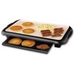 Oster Titanium Infused DuraCeramic Griddle with Warming Tray