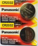 Panasonic CR2032 3 Volt Lithium Coin Battery